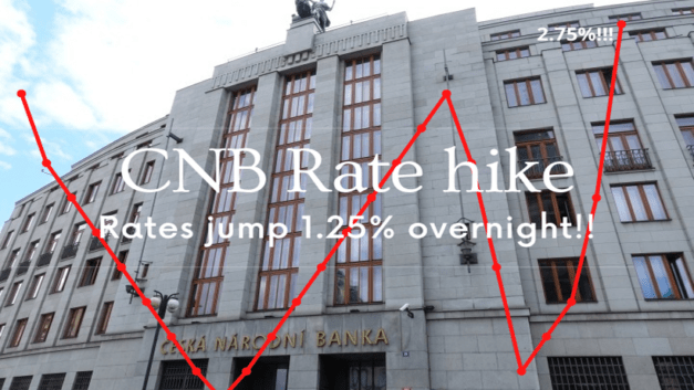 ČNB’s shocking rate hike will strengthen CZK, weaken resi market